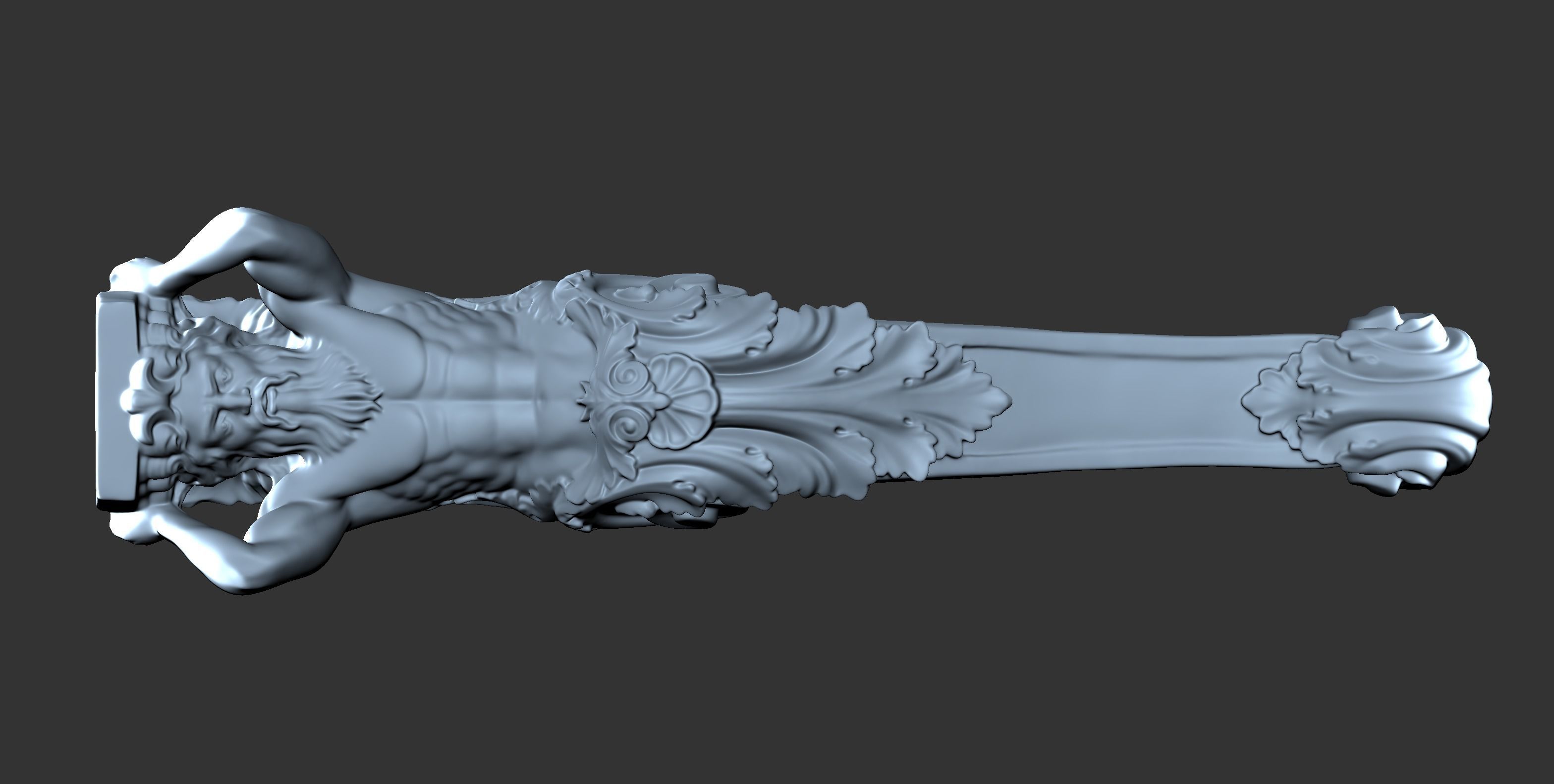 3Dk Man Brcket Pro 3D Print and CNC Model 3D model_1