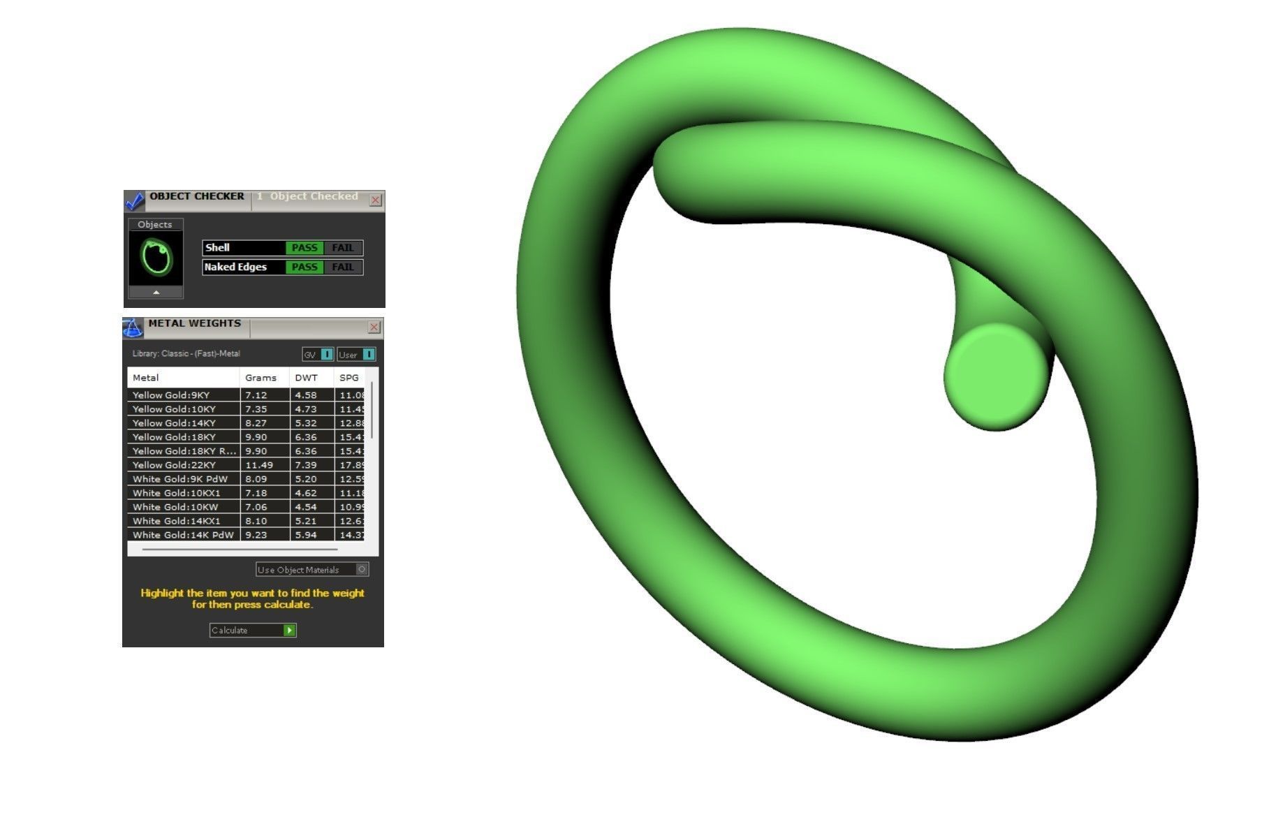 Gold ring 3D print model_9