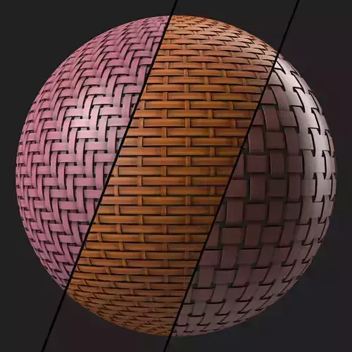 Wicker materials 24- PBR 4k Seamless