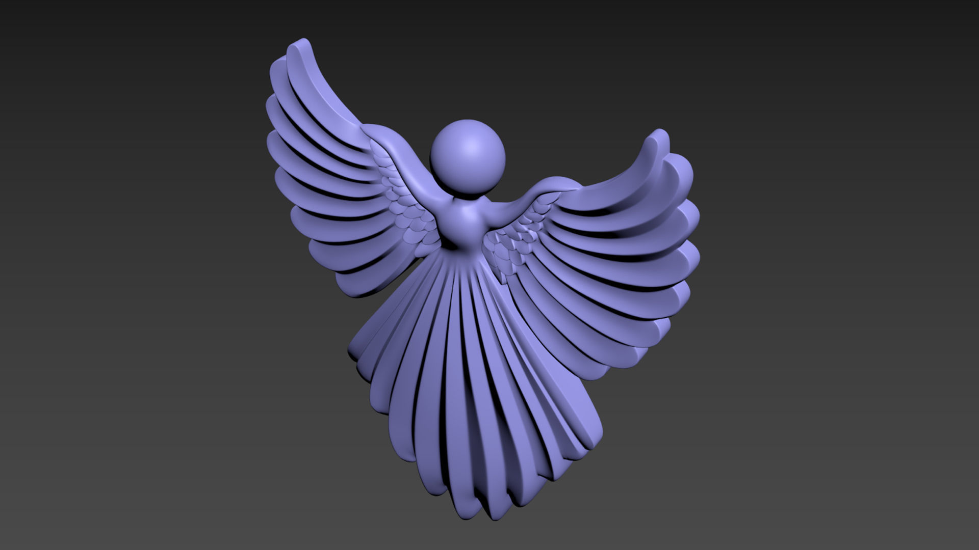Cristmas Angel 3D print model_20