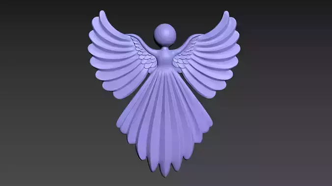 Cristmas Angel 3D print model