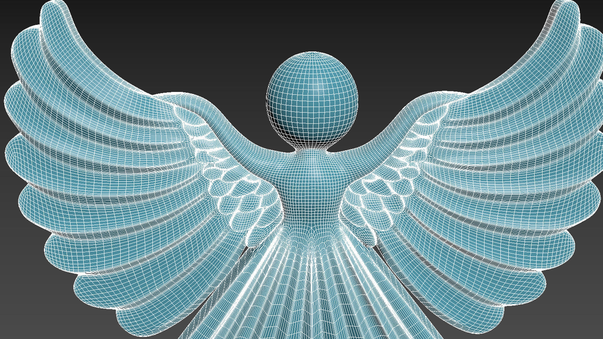 Cristmas Angel 3D print model_21