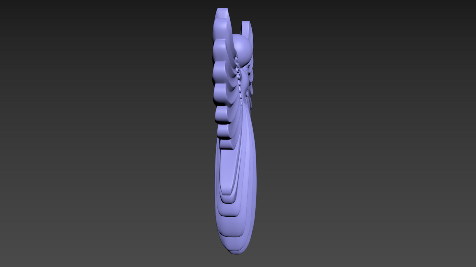 Cristmas Angel 3D print model_9