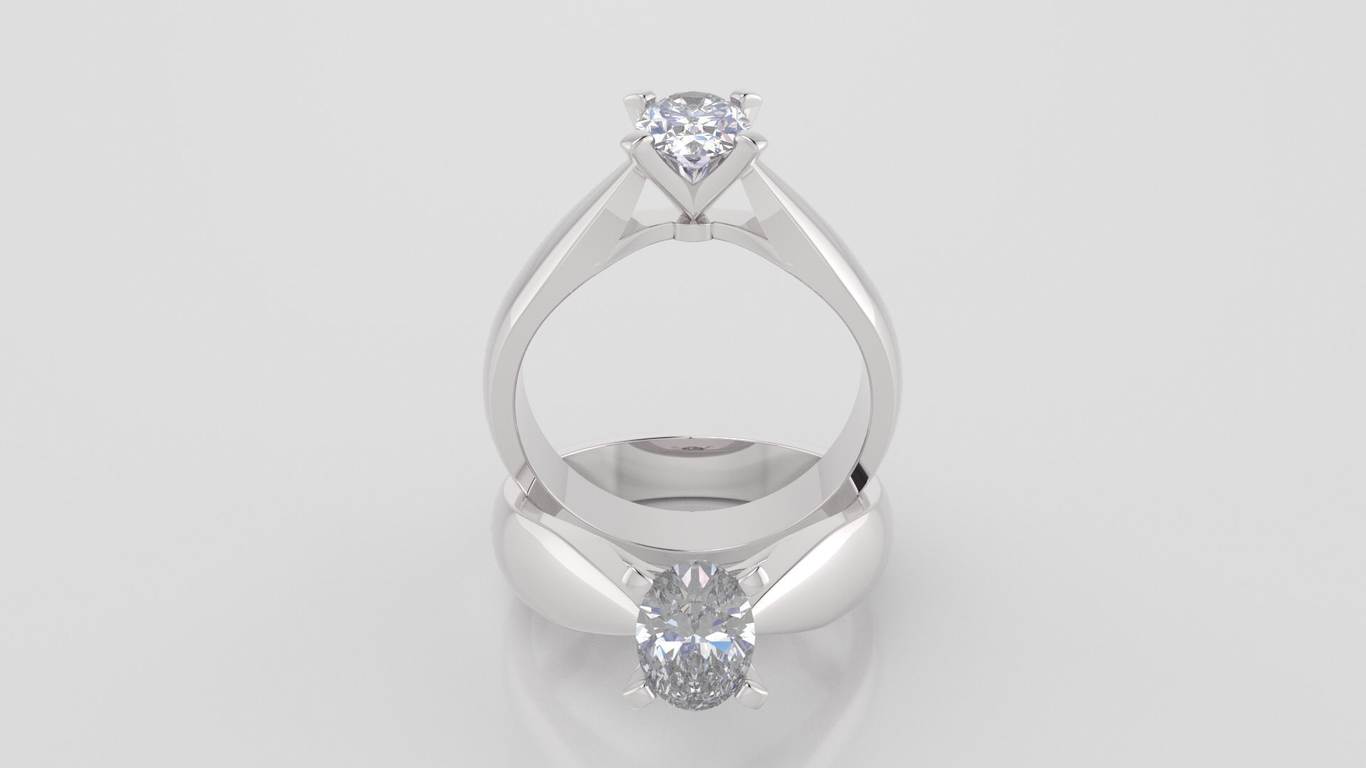 Oval 0-75-CT Quarter Round Profile Shank Width 3-75mm 3D print model_2