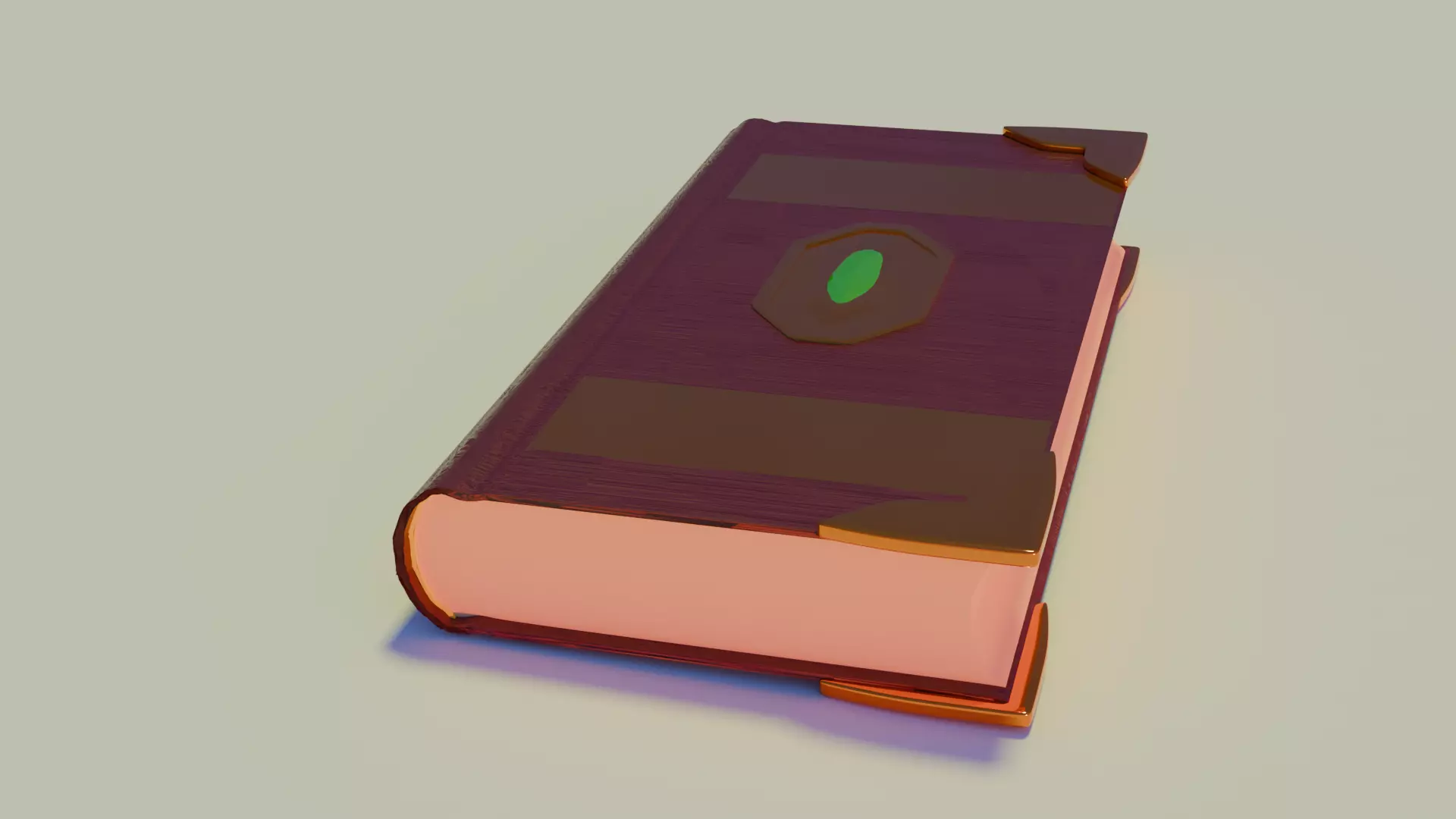 Magic book Free 3D model
