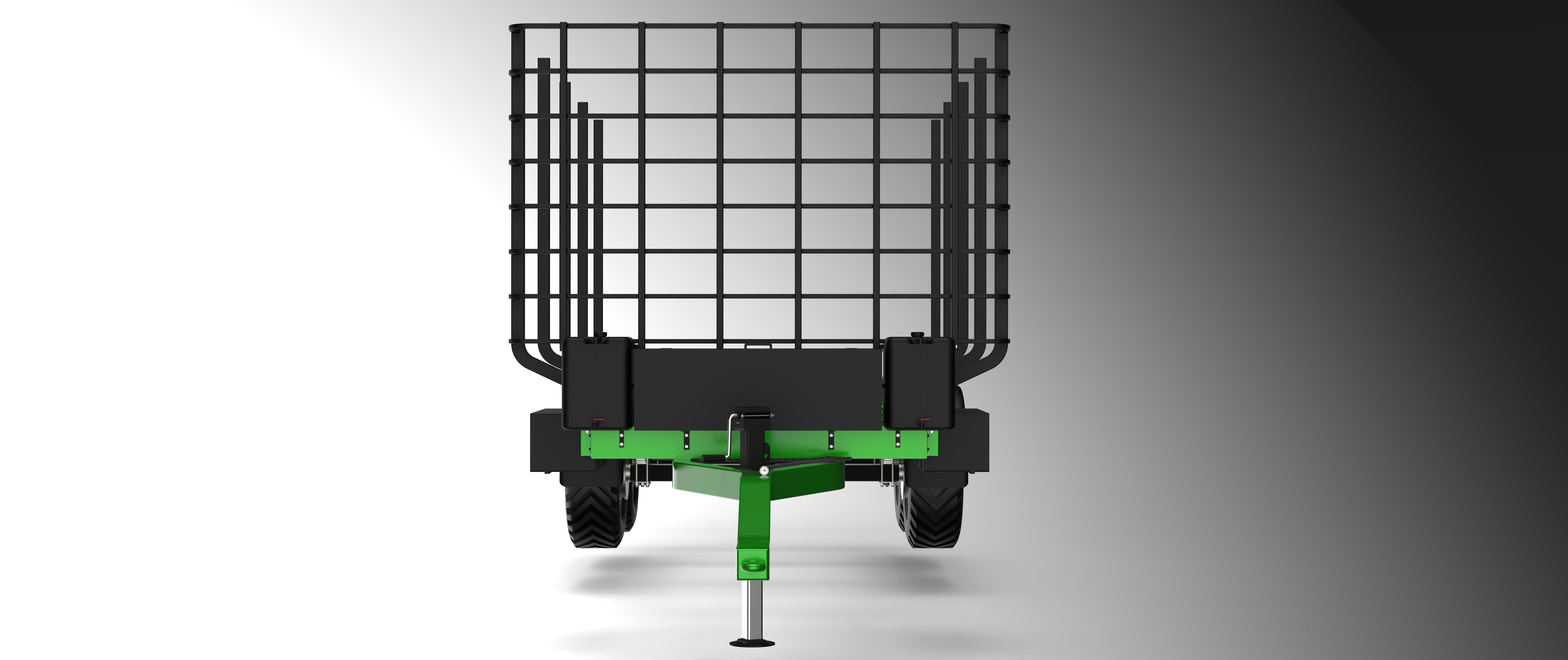 Timber Trailer 3D model_3