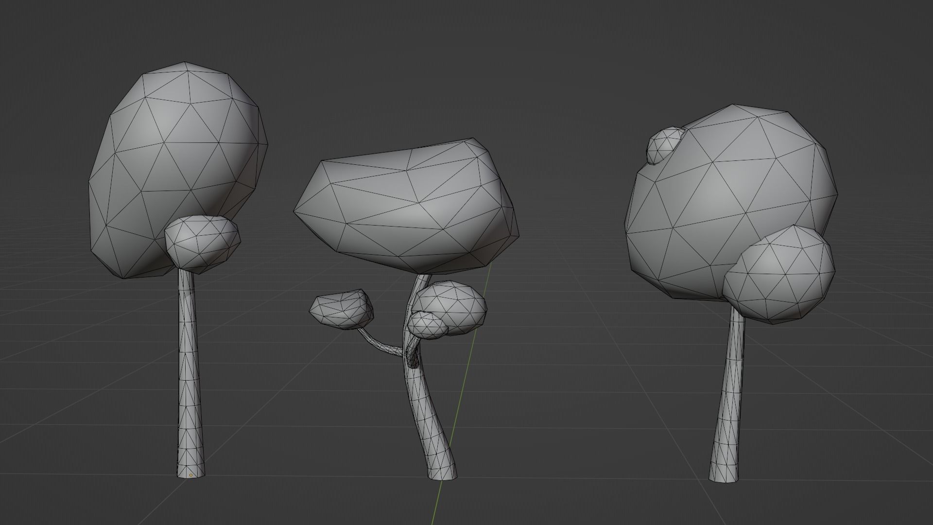 Stylized Tree - Low Poly Assets No 1 Low-poly 3D model Free low-poly 3D model_14