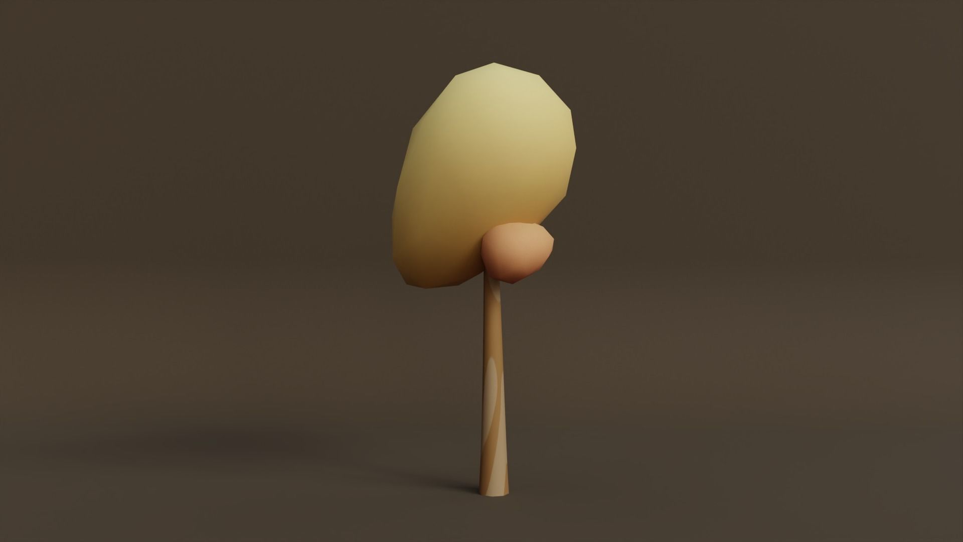 Stylized Tree - Low Poly Assets No 1 Low-poly 3D model Free low-poly 3D model_5