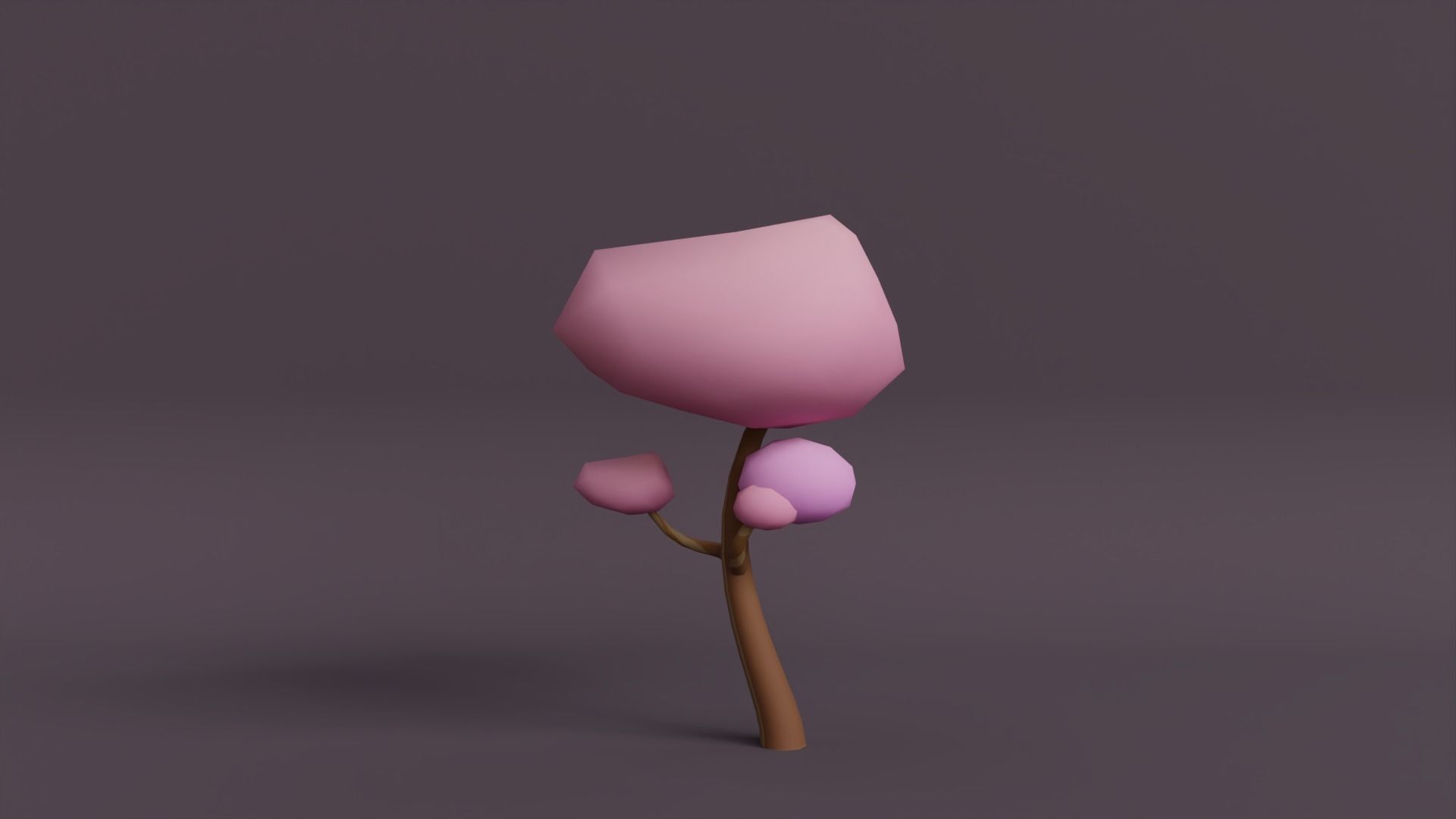 Stylized Tree - Low Poly Assets No 1 Low-poly 3D model Free low-poly 3D model_11