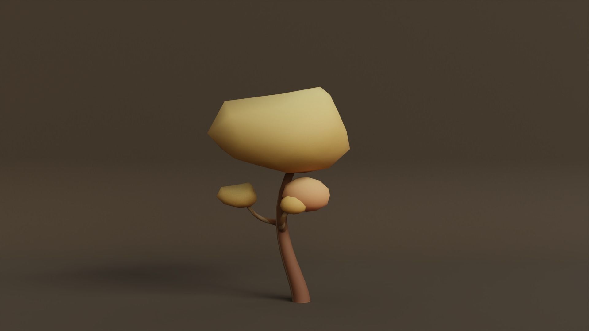 Stylized Tree - Low Poly Assets No 1 Low-poly 3D model Free low-poly 3D model_3