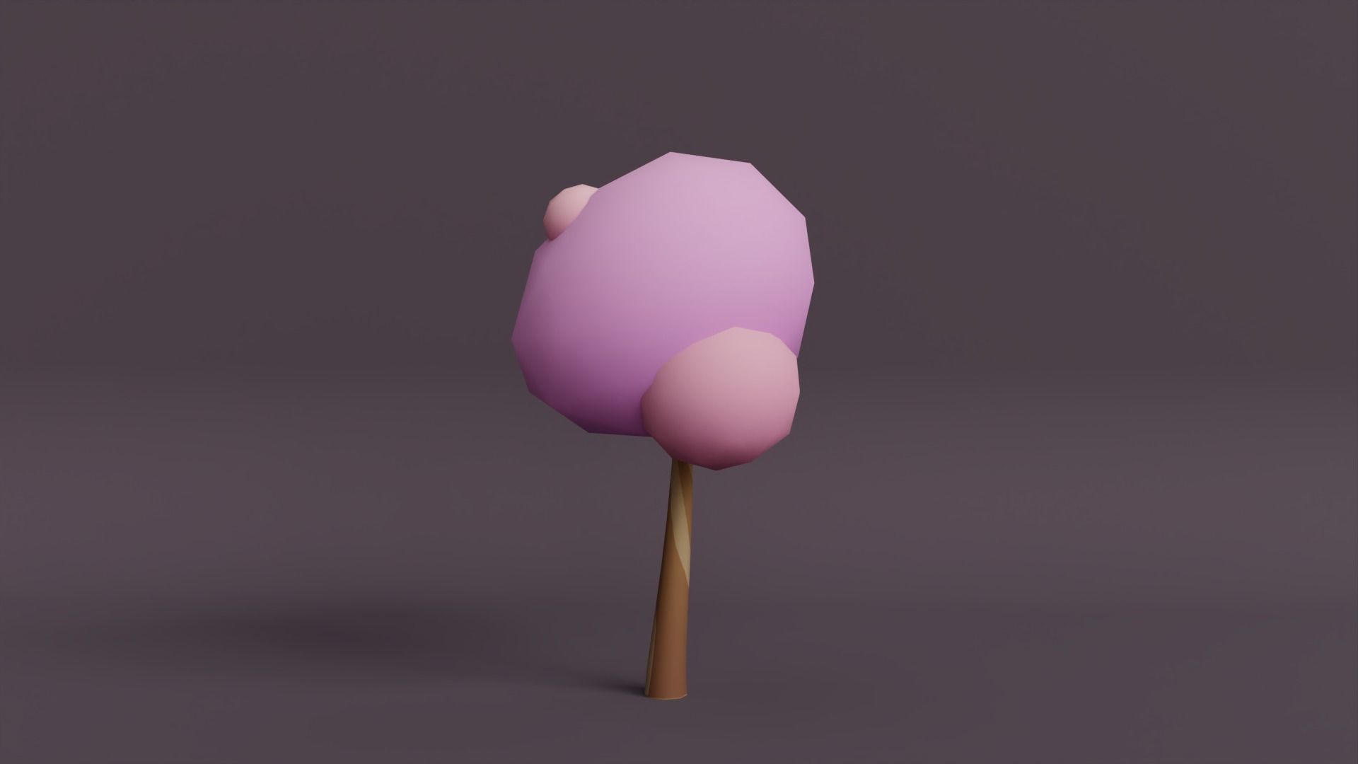 Stylized Tree - Low Poly Assets No 1 Low-poly 3D model Free low-poly 3D model_13