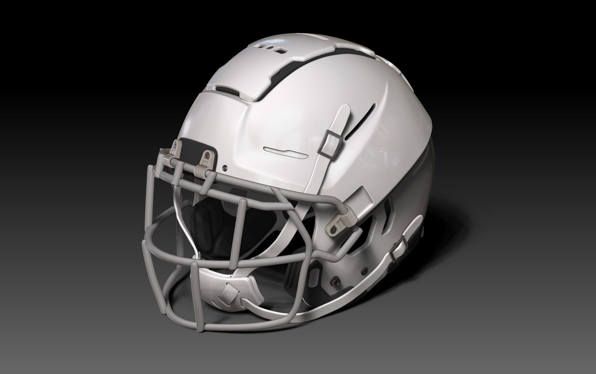 NFL Schutt F7  2 helmet with padding 3D print model_11