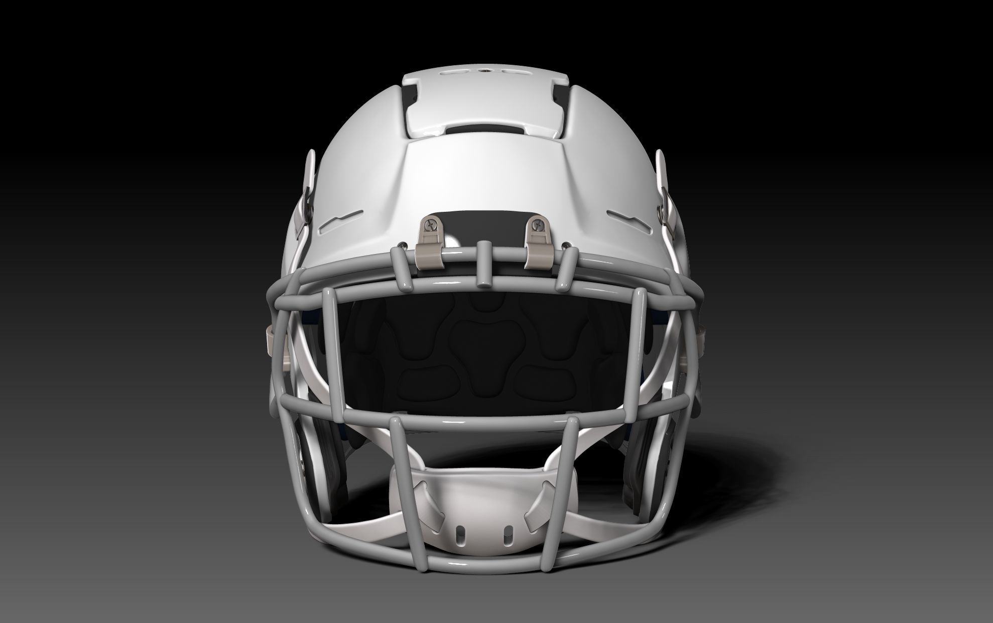 NFL Schutt F7  2 helmet with padding 3D print model_12