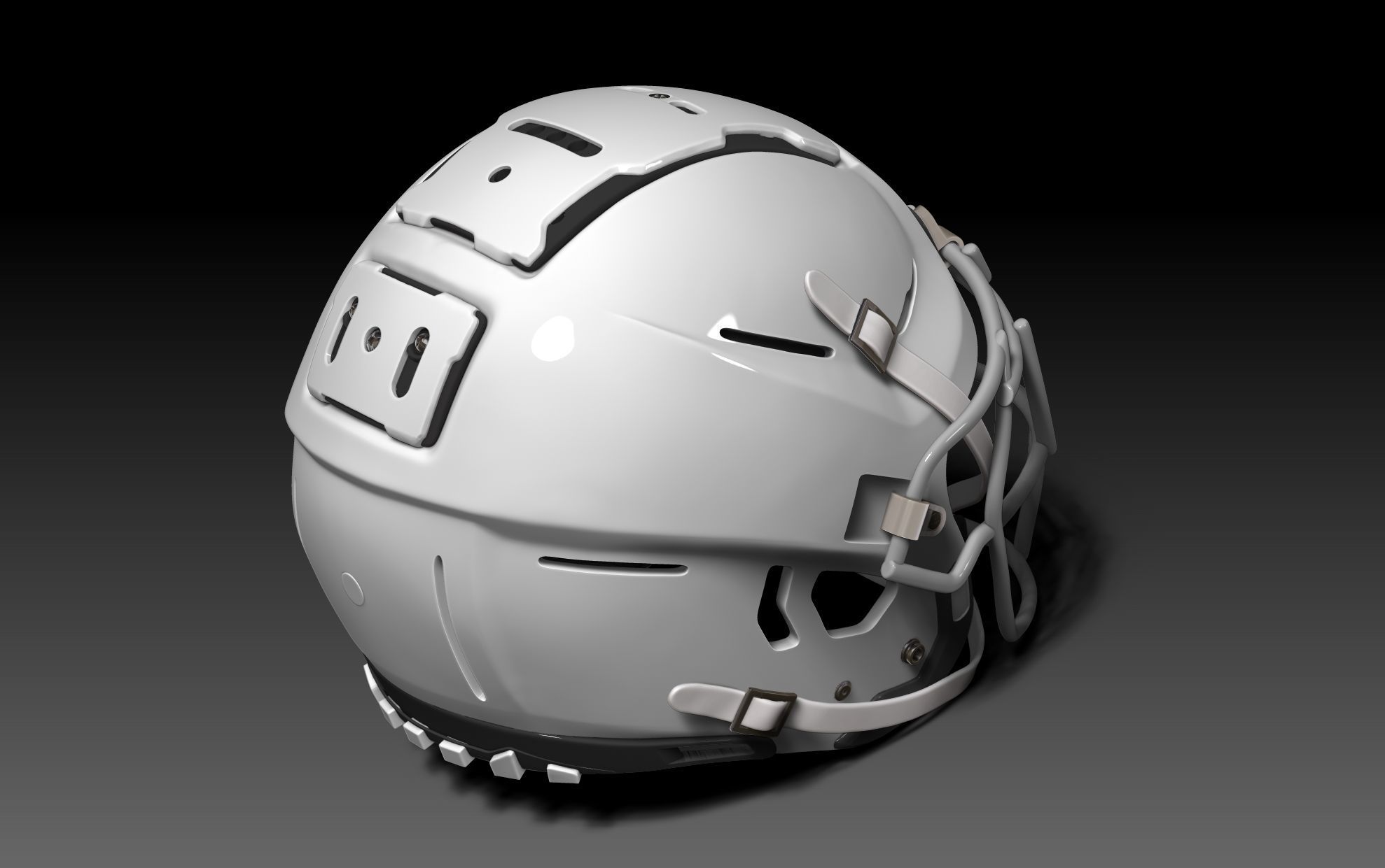 NFL Schutt F7  2 helmet with padding 3D print model_5