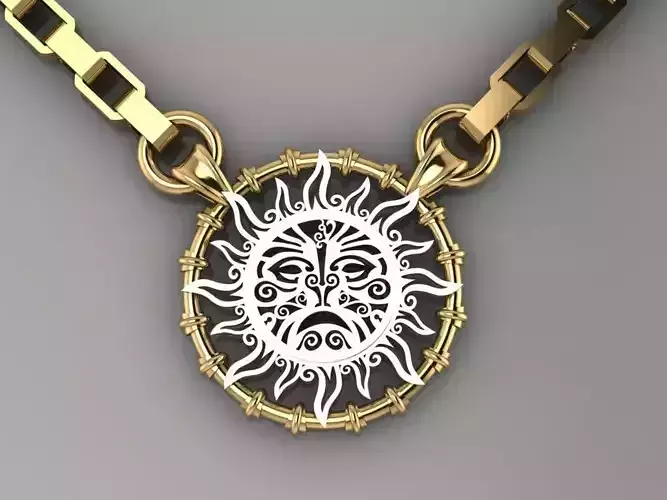 Sun Ra pendant p0013