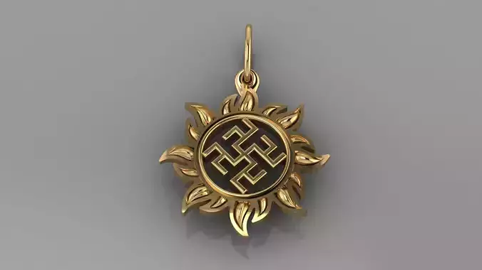 sun pendant p0016