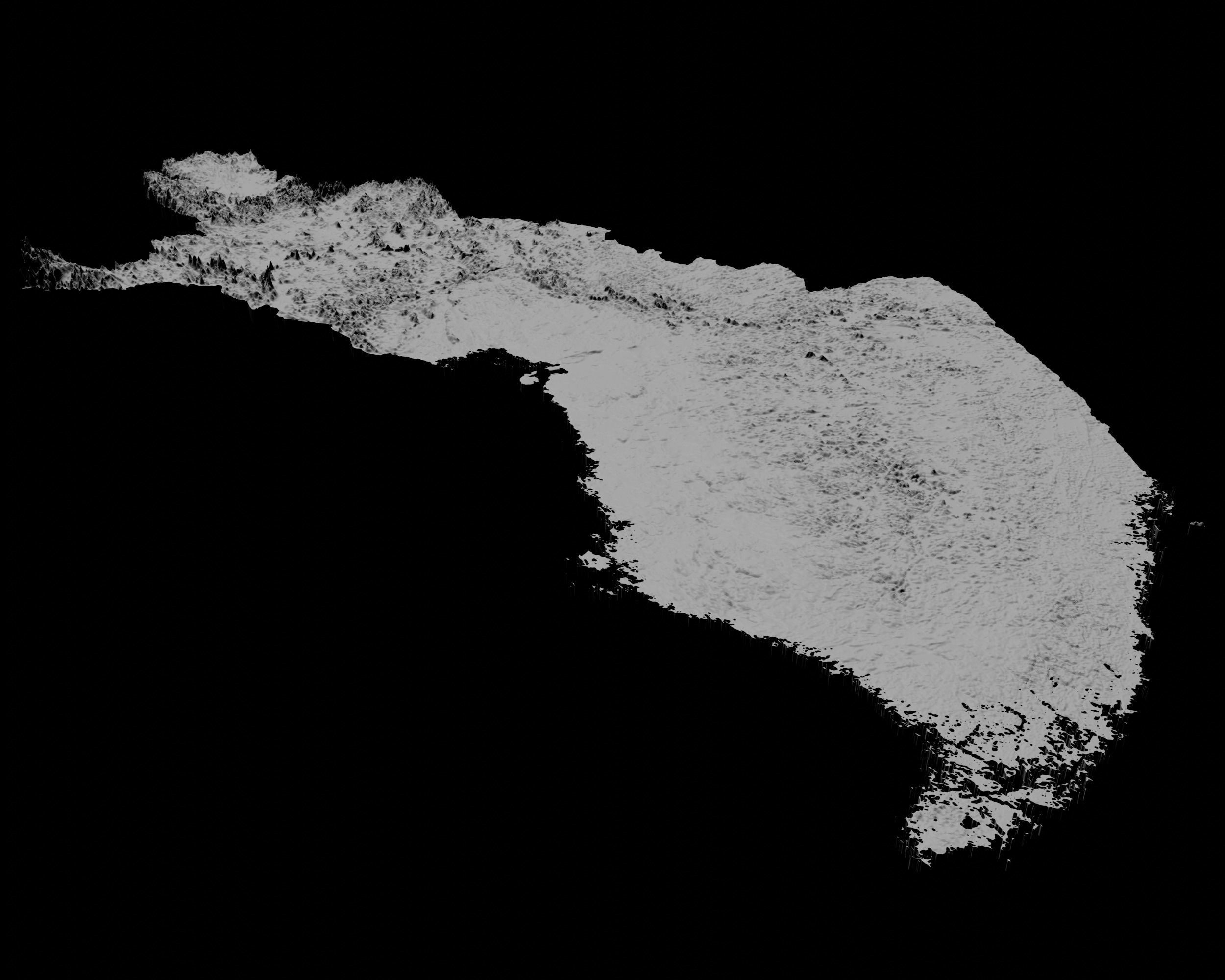 3D Topographical Map of Finland 3D print model_4