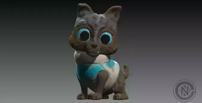 Perrito gato con botas - Perro puss in boots  3D print model