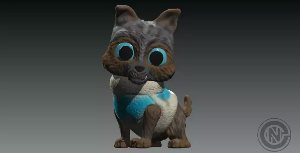 Perrito gato con botas - Perro puss in boots  3D print model_0