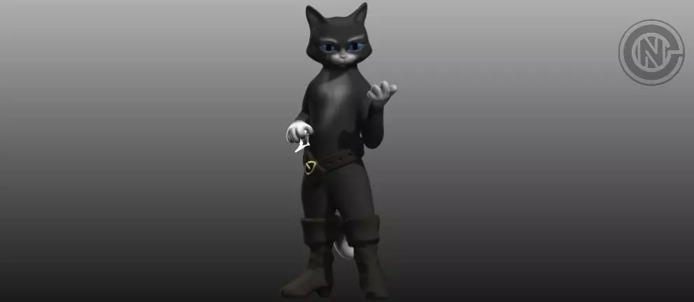 Kitty patitas suaves - Kitty softpaws 3D print model_0