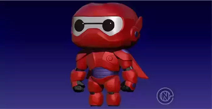 BAYMAX BIG HERO 6 FUNKO POP  3D print model