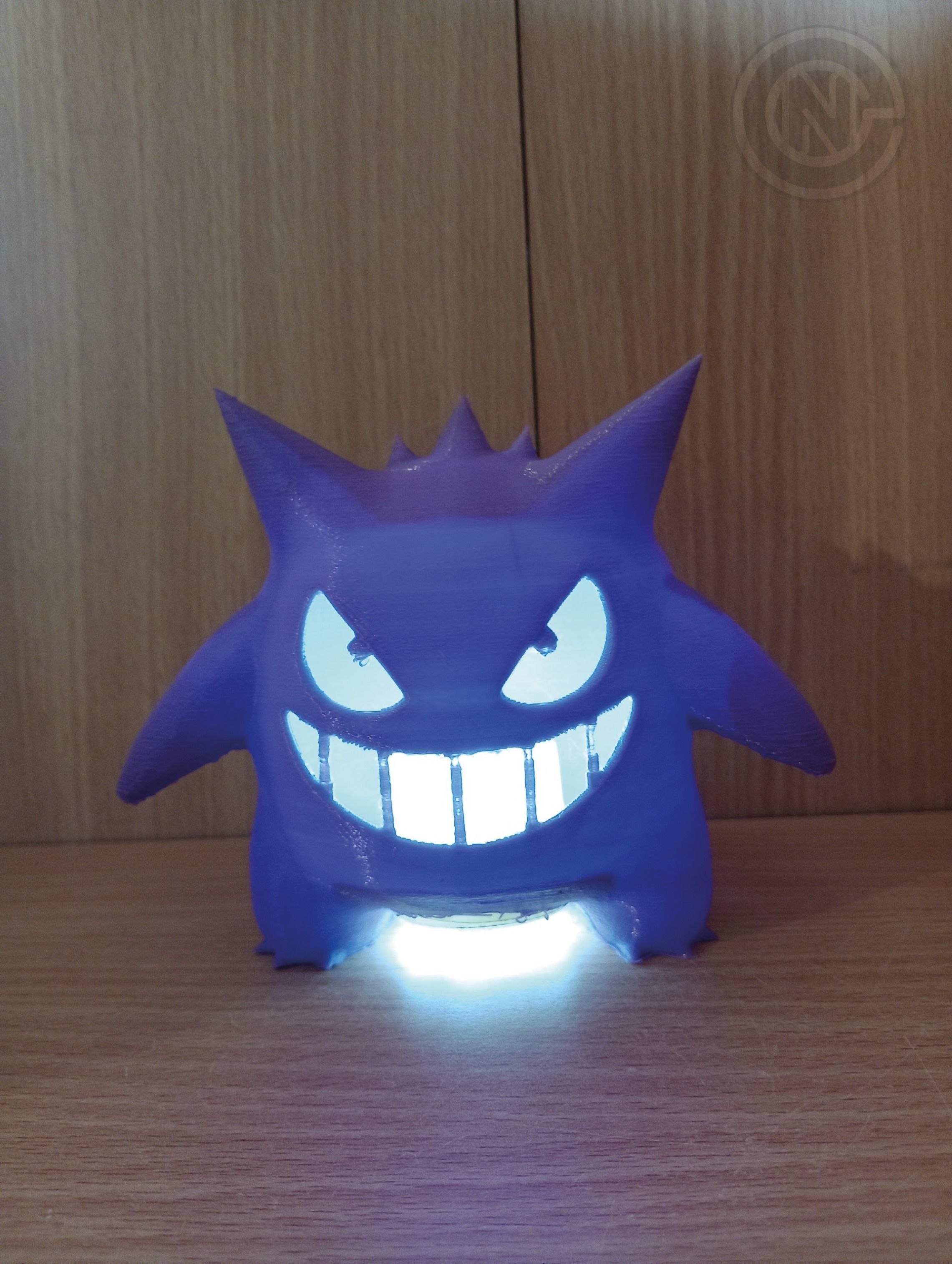 GENGAR LAMP OR CANDY DISH - LAMPARA O CANASTA DE CARAMELOS 3D print model_1