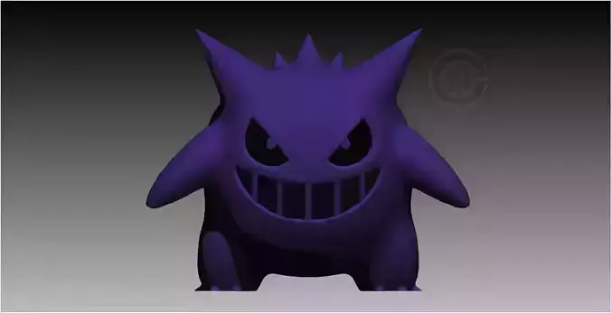 GENGAR LAMP OR CANDY DISH - LAMPARA O CANASTA DE CARAMELOS 