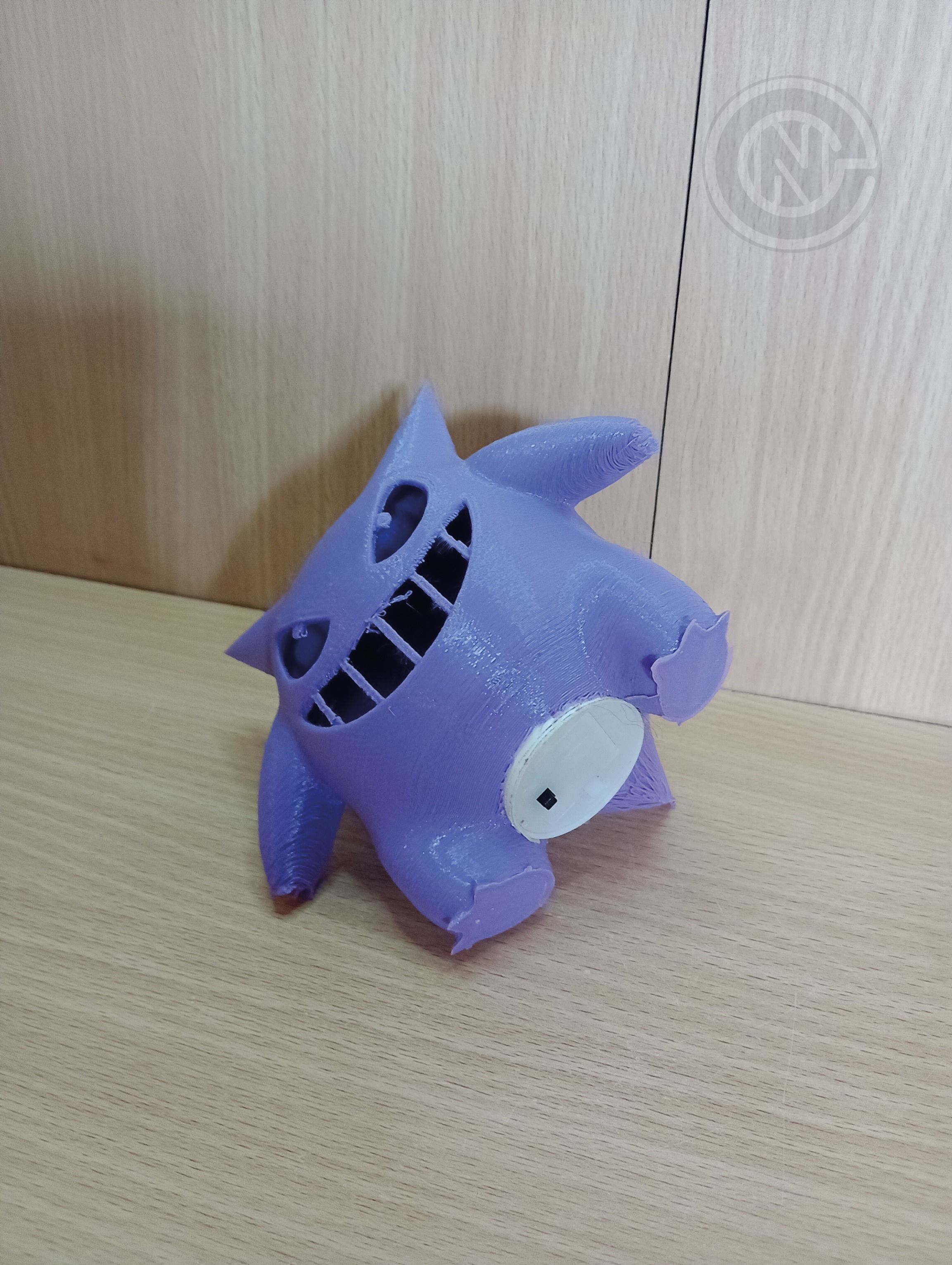GENGAR LAMP OR CANDY DISH - LAMPARA O CANASTA DE CARAMELOS 3D print model_3