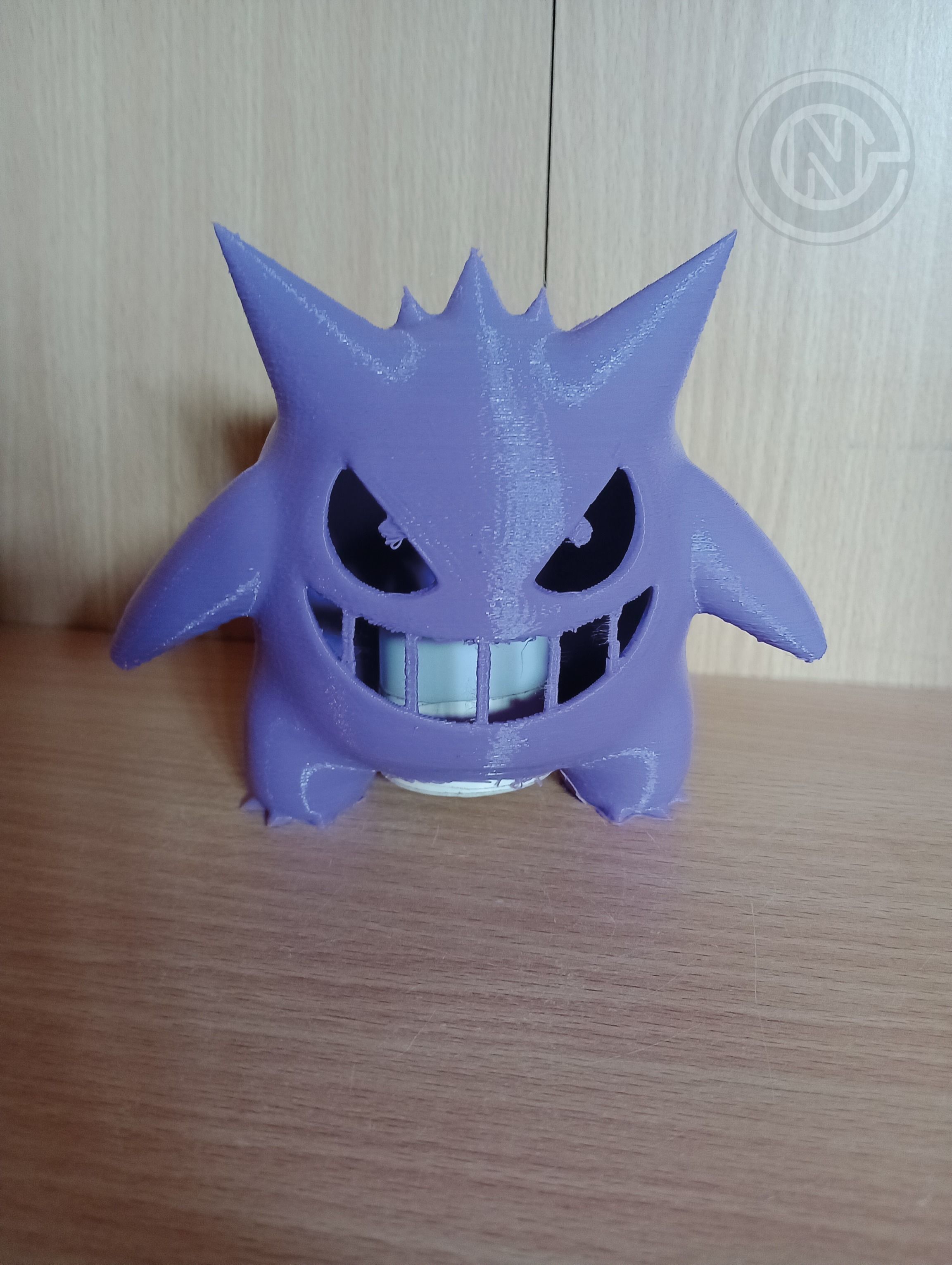 GENGAR LAMP OR CANDY DISH - LAMPARA O CANASTA DE CARAMELOS 3D print model_2