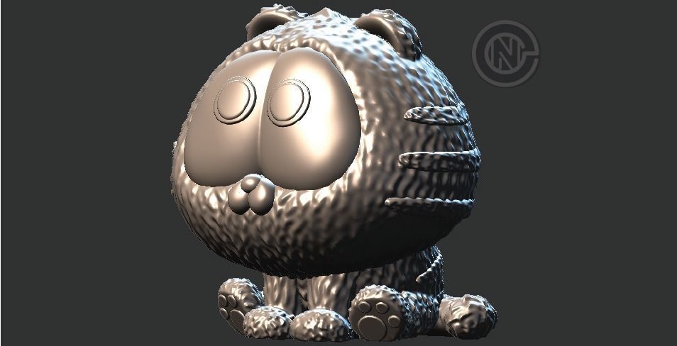 LITTLE BABY GARFIELD MOVIE - PEQUENO BEBE GARFIELD  3D print model_1