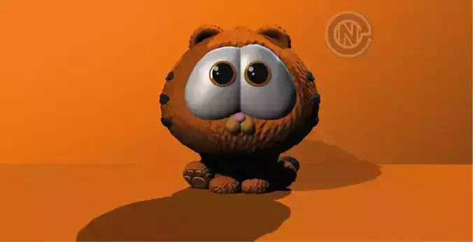 LITTLE BABY GARFIELD MOVIE - PEQUENO BEBE GARFIELD  3D print model