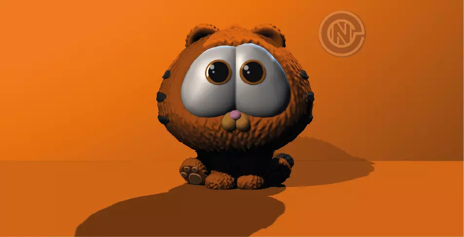 LITTLE BABY GARFIELD MOVIE - PEQUENO BEBE GARFIELD  3D print model_0