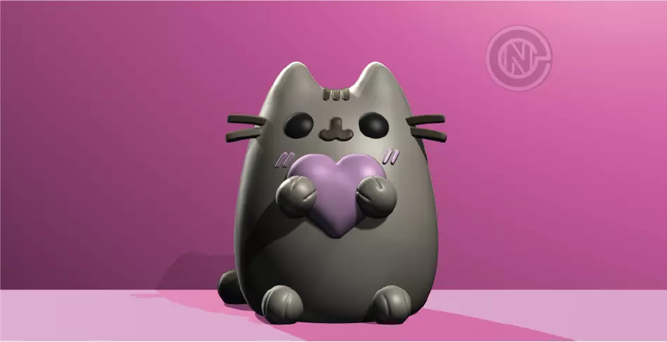 PUSHEEN CAT FUNKO GATO 3D print model