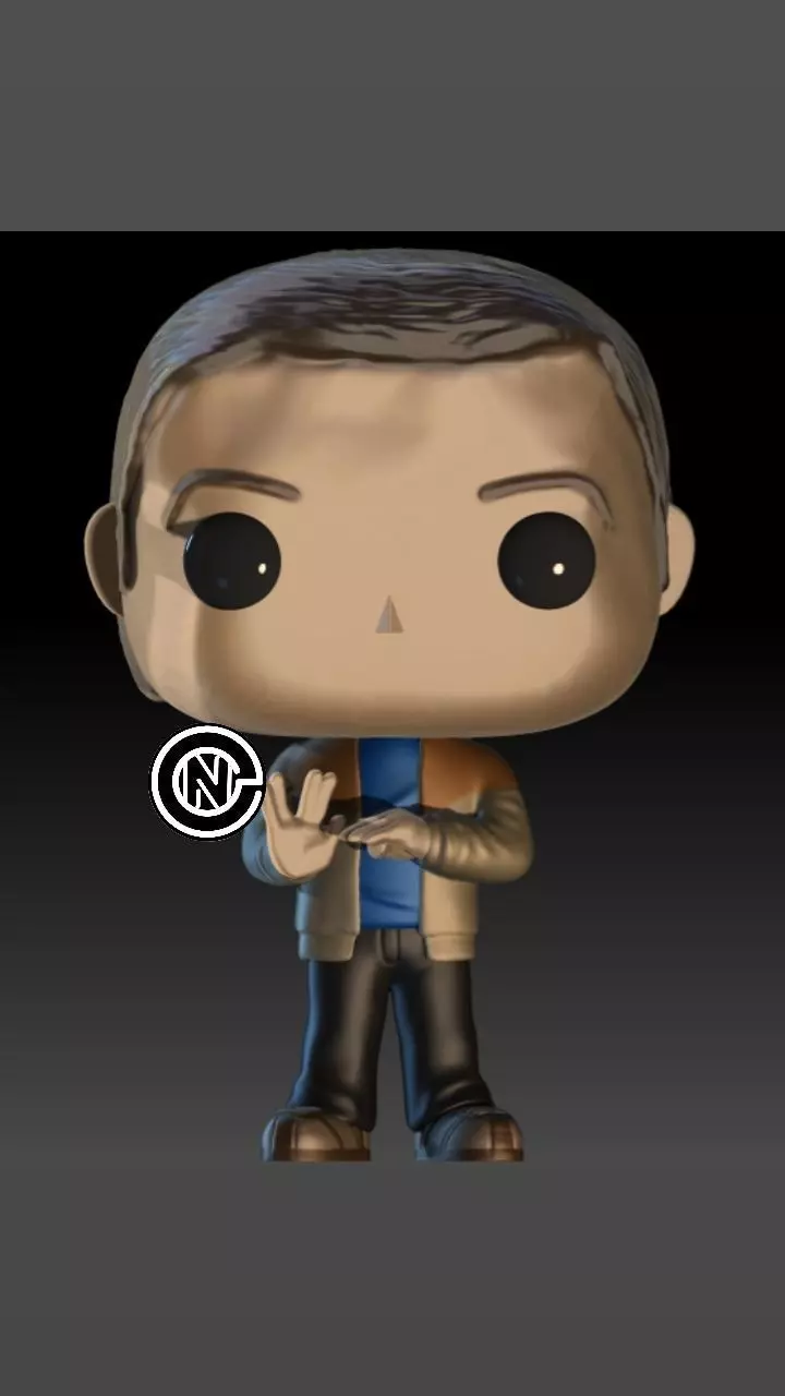 SHELDON COOPER FUNKO POP - THE BIG BANG THEORY 3D print model_0