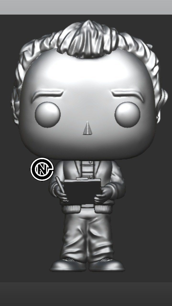 STUART BLOOM FUNKO POP - THE BIG BANG THEORY 3D print model_1