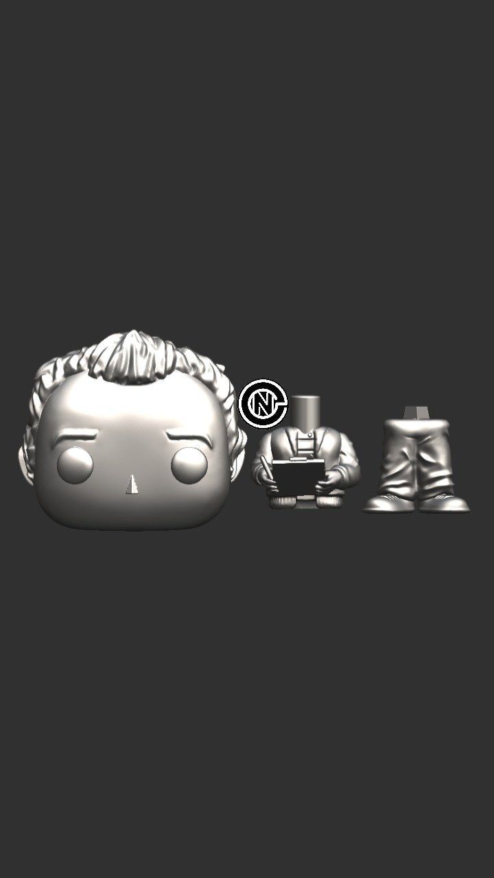 STUART BLOOM FUNKO POP - THE BIG BANG THEORY 3D print model_2