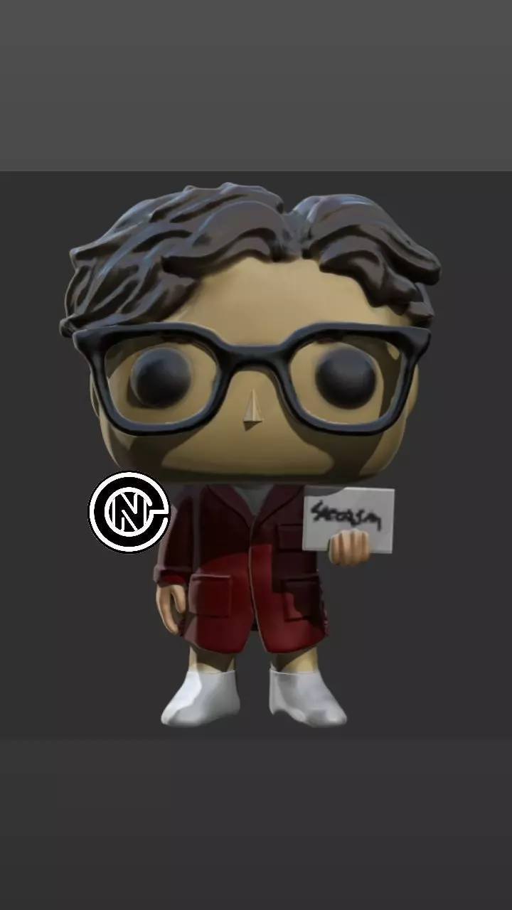 Leonard Hofstadter - THE BIG BANG THEORY 3D print model_0