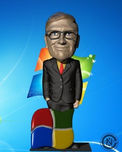 BILL GATES CABEZON  3D print model