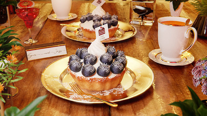 Dessert 3D model 5