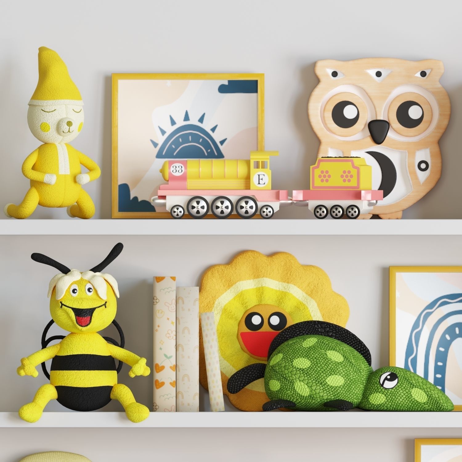 Decor set for kids 07 3D model_2