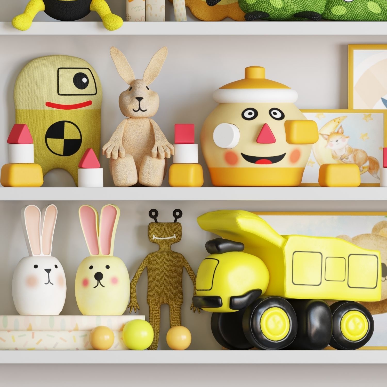 Decor set for kids 07 3D model_3