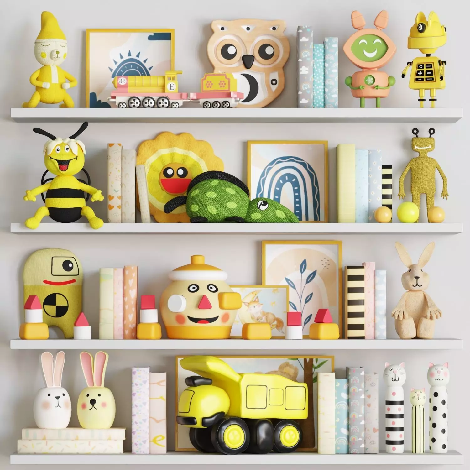 Decor set for kids 07 3D model_0