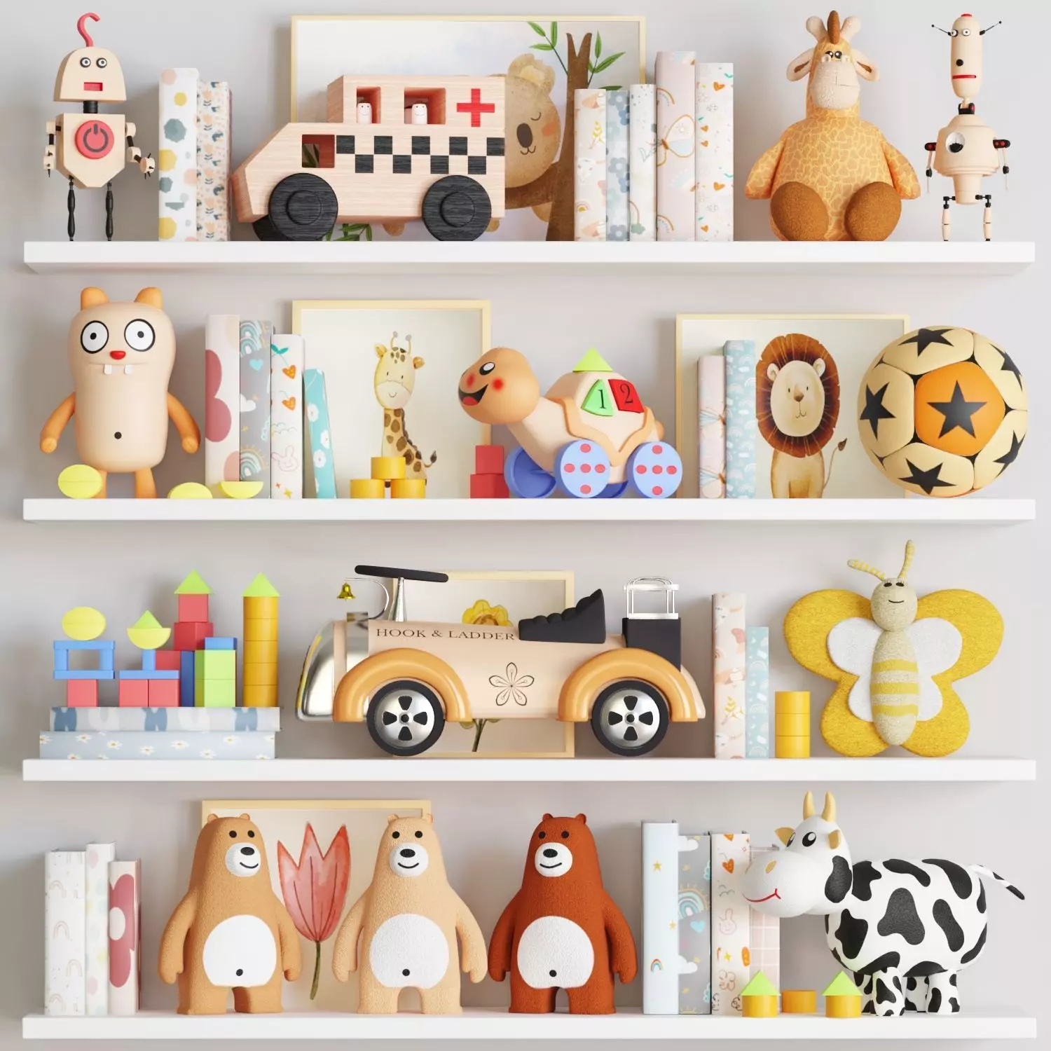 Decor set for kids 09 3D model_0