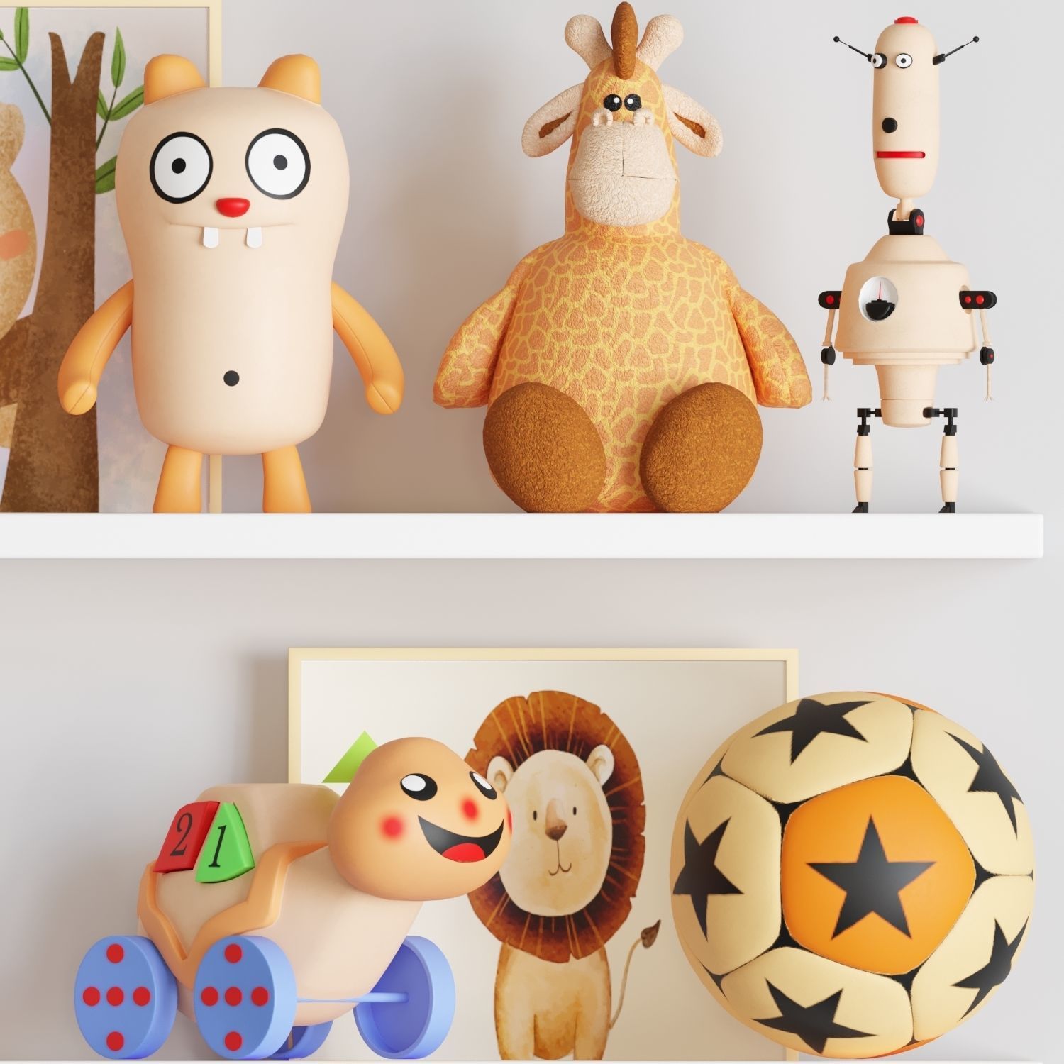 Decor set for kids 09 3D model_2