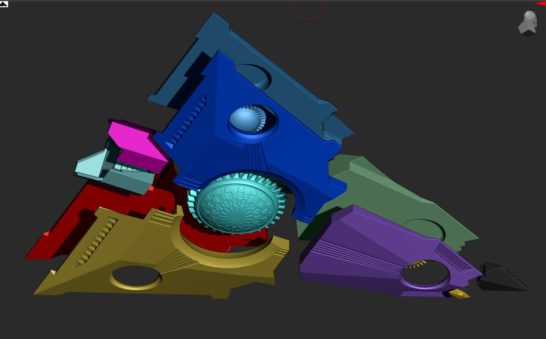 TR-3B Black Manta 3D print model_8