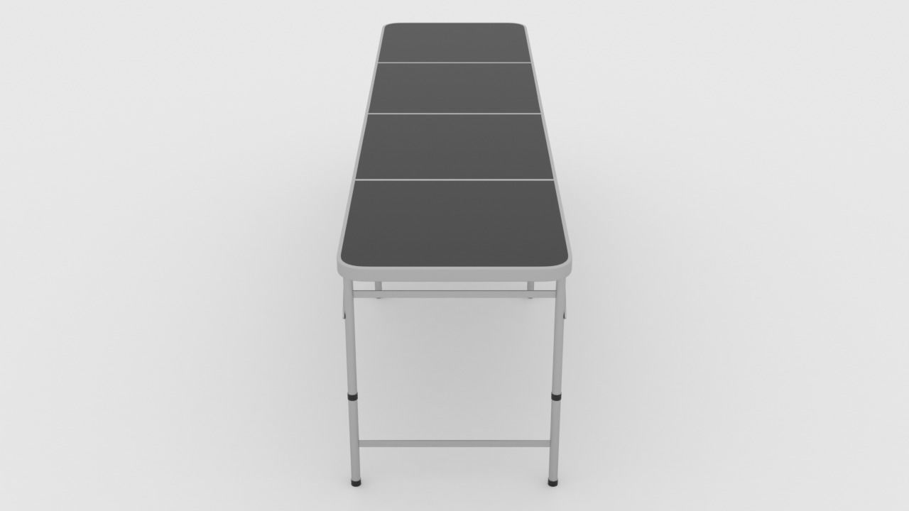 Beer pong table 3D model_4