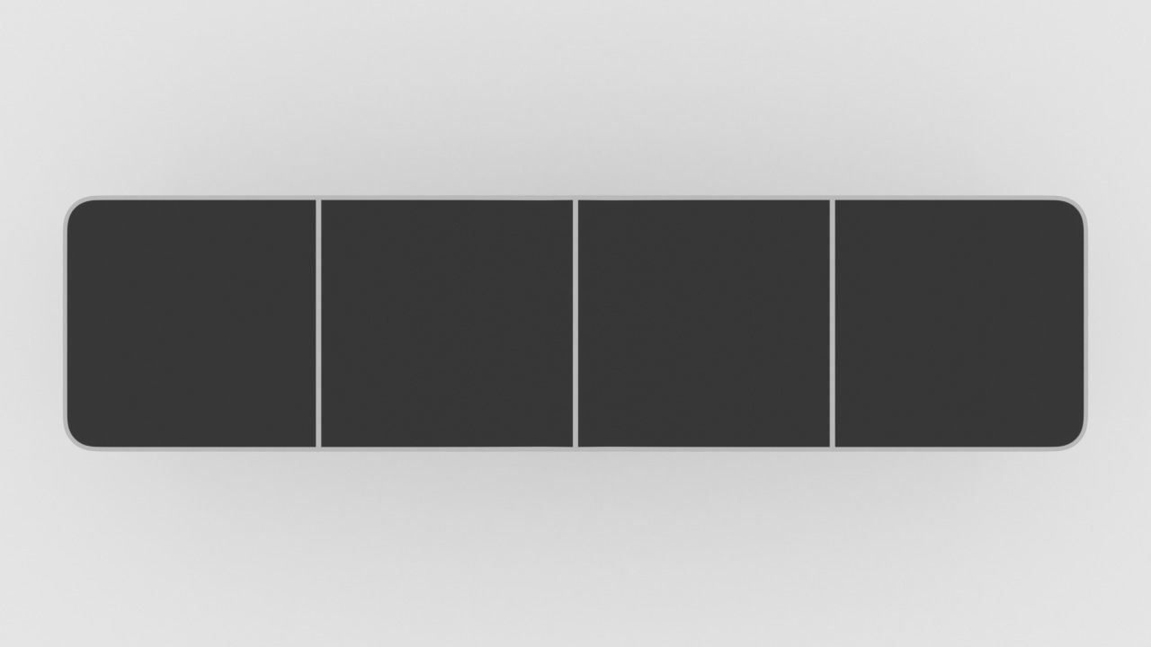 Beer pong table 3D model_3