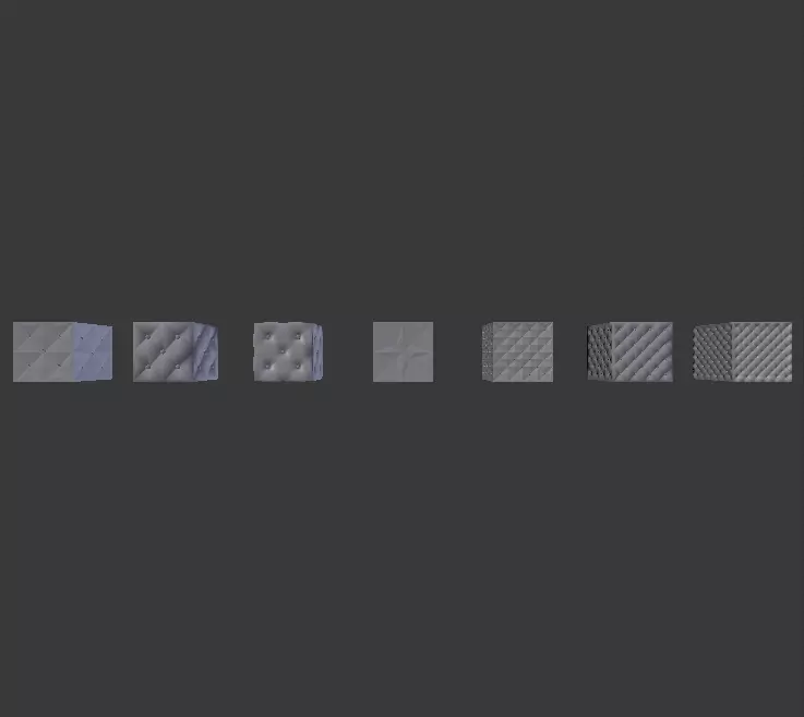 Cushion Cubes Free 3D model