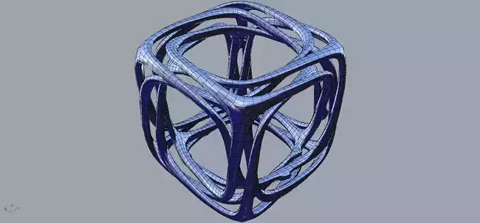 Linked Cube Free 3D print model