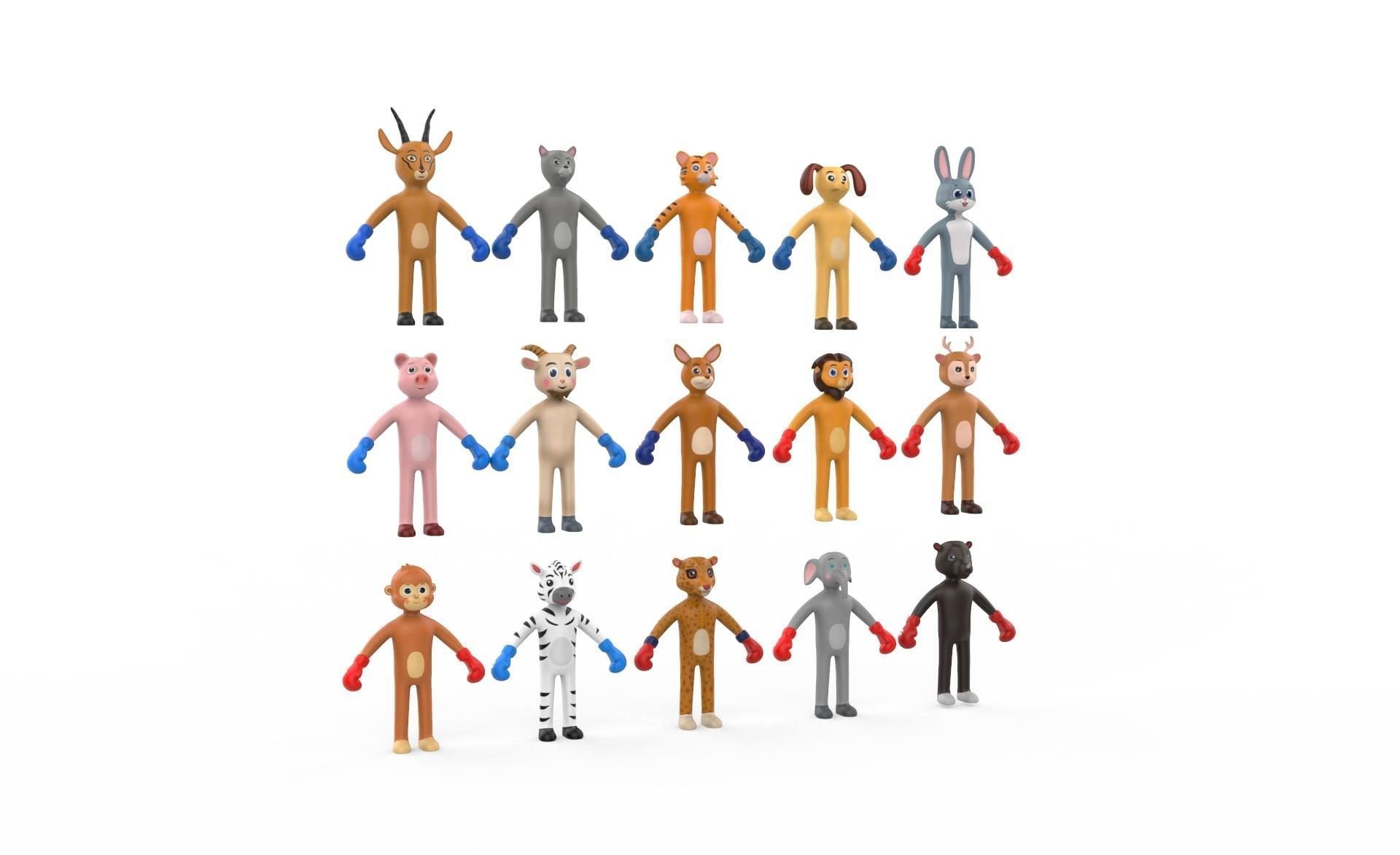 Animal Animated Pack 1 3D Model Collection_29